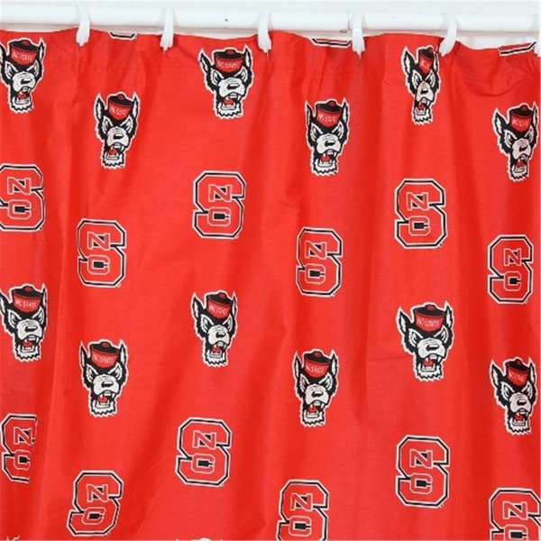 College Covers College Covers NCSSC NC State Printed Shower Curtain Cover 70 in. X 72 in. NCSSC